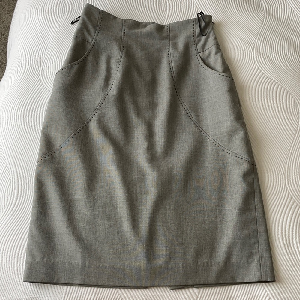 Mango Suite High waist pencil Skirt